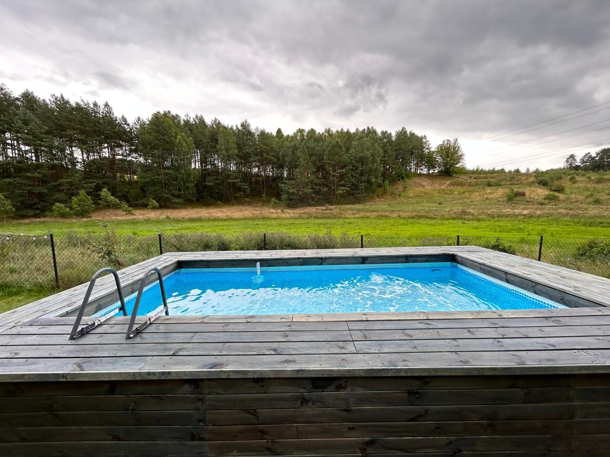 Cosy Cabin - Domek Na Kaszubach Z Sauna, Balia I Basenem Stara Sikorska Huta Exterior foto